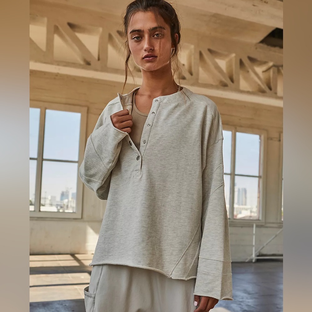 Free People Movement Play On Logo Sweat